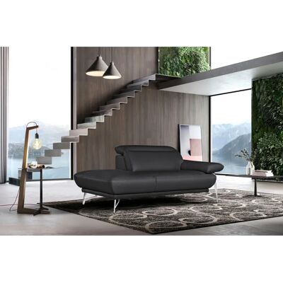 EGOITALIANO Anais Ledersofa mit verstellbarem Kopfstütze - Sofa EGOITALIANO Anais Ledersofa mit verstellbarem Kopfstütze - Sofa