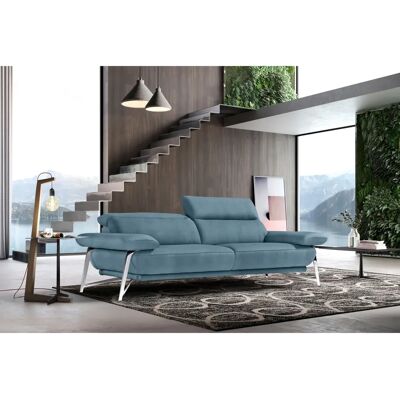 EGOITALIANO Anais Microfaser Blau 2,5-Sitzer - Sofa EGOITALIANO Anais Microfaser Blau 2,5-Sitzer - Sofa