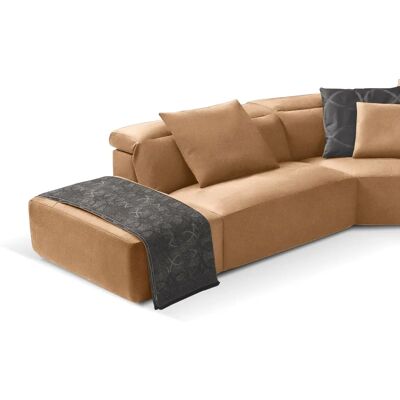 EGOITALIANO - Beverly - braunes Leder - 378x95x282 cm - Sofa EGOITALIANO - Beverly - braunes Leder - 378x95x282 cm - Sofa