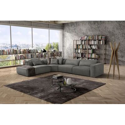 EGOITALIANO Beverly - Extravangantes Designsofa, Luxus-Microfaser, Ottomane links - Couch EGOITALIANO Beverly - Extravangantes Designsofa, Luxus-Microfaser, Ottomane links - Couch