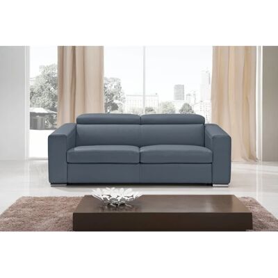 EGOITALIANO Cabiria Ledersofa - 2,5-Sitzer, Grau (Rauch) - Sofas EGOITALIANO Cabiria Ledersofa - 2,5-Sitzer, Grau (Rauch) - Sofas
