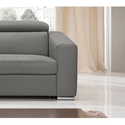 EGOITALIANO Cabiria Mikrofaser Lederoptik Sofa - 226x97x103cm EGOITALIANO Cabiria Mikrofaser Lederoptik Sofa - 226x97x103cm