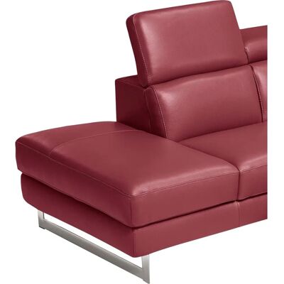 EGOITALIANO Candice Roter Ledersofa - Sofa EGOITALIANO Candice Roter Ledersofa - Sofa