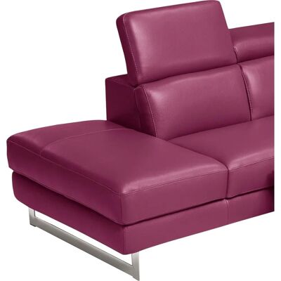 EGOITALIANO Candice Kirschenrot Leder Sofa - Sofa EGOITALIANO Candice Kirschenrot Leder Sofa - Sofa