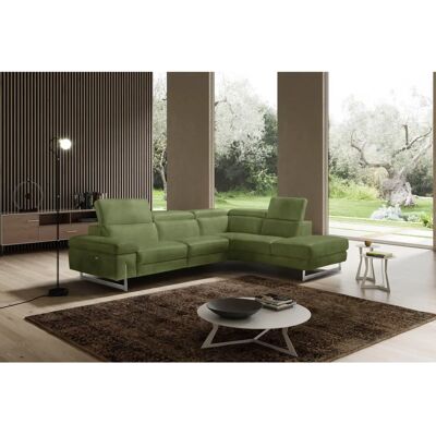 EGOITALIANO Candice Couch - rechte Ottomane, Mikrofaser, Luxus - Sofa EGOITALIANO Candice Couch - rechte Ottomane, Mikrofaser, Luxus - Sofa