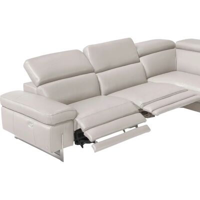 EGOITALIANO Candice Weiß Leder-Sofa - Sofa EGOITALIANO Candice Weiß Leder-Sofa - Sofa