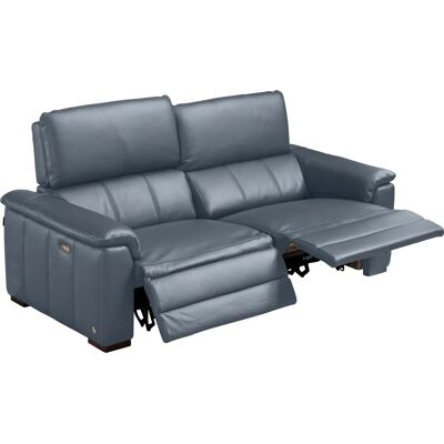 EGOITALIANO Capucine - Leder BULL, 2,5-Sitzer, grau, mit elektrischer Relaxfunktion - Sofa EGOITALIANO Capucine - Leder BULL, 2,5-Sitzer, grau, mit elektrischer Relaxfunktion - Sofa