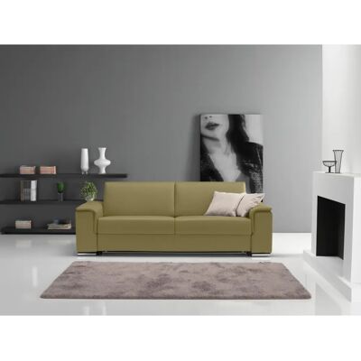 EGOITALIANO Cecilia Sofa - Modern Leder, Grün, 234cm EGOITALIANO Cecilia Sofa - Modern Leder, Grün, 234cm