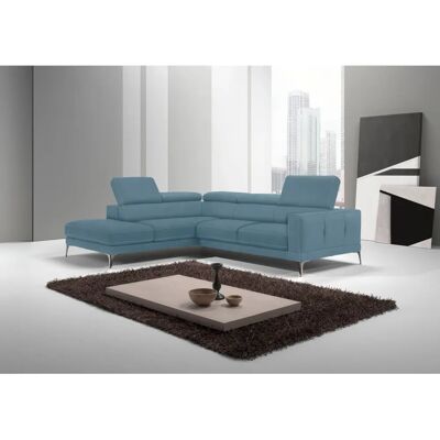 EGOITALIANO Claudie - Mikrofaser Lederoptik Ecksofa mit Recamiere EGOITALIANO Claudie - Mikrofaser Lederoptik Ecksofa mit Recamiere