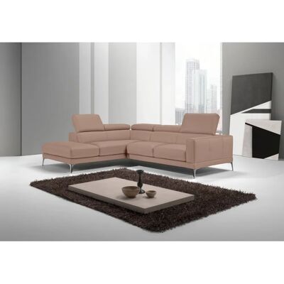 EGOITALIANO Claudie Ecksofa - Microfaser, Rosa - 268x97x226 cm EGOITALIANO Claudie Ecksofa - Microfaser, Rosa - 268x97x226 cm