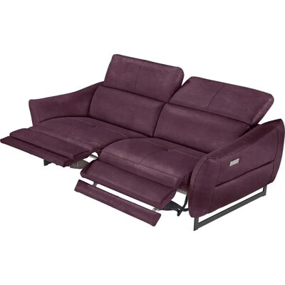 EGOITALIANO Dafne Sofa - 2,5-Sitzer, Elektrische Relaxfunktion, Mikrofaser, Flieder EGOITALIANO Dafne Sofa - 2,5-Sitzer, Elektrische Relaxfunktion, Mikrofaser, Flieder