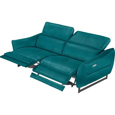 EGOITALIANO Dafne Teal Sofa - Elektrische Relaxfunktion - 2,5-Sitzer EGOITALIANO Dafne Teal Sofa - Elektrische Relaxfunktion - 2,5-Sitzer