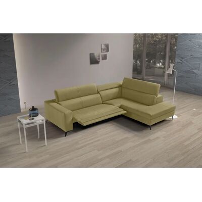 EGOITALIANO Edith Sofa - Leder, Hochkomfort, Elektrisch, Ottomane rechts EGOITALIANO Edith Sofa - Leder, Hochkomfort, Elektrisch, Ottomane rechts