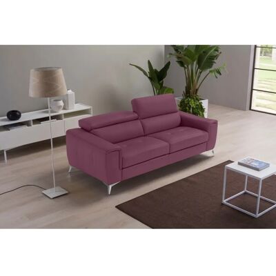 Egoitaliano Francine Violett Leder 2-Sitzer - Sofa Egoitaliano Francine Violett Leder 2-Sitzer - Sofa