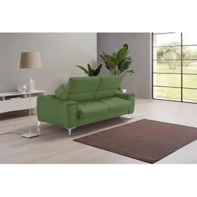 EGOITALIANO Francine - Lounge-Sofa, Klappfunktion, Leder, Grün - Schlafsofa EGOITALIANO Francine - Lounge-Sofa, Klappfunktion, Leder, Grün - Schlafsofa