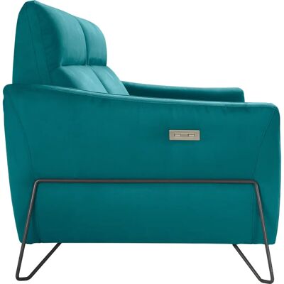 EGOITALIANO Gaia Microfaser Teal 2-Sitzer - Sofa EGOITALIANO Gaia Microfaser Teal 2-Sitzer - Sofa