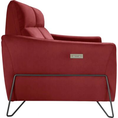 EGOITALIANO Gaia 2-Sitzer Sofa - Mikrofaser, Rot, 220cm EGOITALIANO Gaia 2-Sitzer Sofa - Mikrofaser, Rot, 220cm