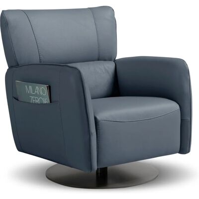 EGOITALIANO Honey Leder Sessel - Dreh & Wippfunktion - Made in Italy EGOITALIANO Honey Leder Sessel - Dreh & Wippfunktion - Made in Italy