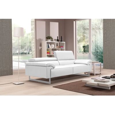 EGOITALIANO Malika 2,5-Sitzer Weiß Leder Sofa - Sofa EGOITALIANO Malika 2,5-Sitzer Weiß Leder Sofa - Sofa