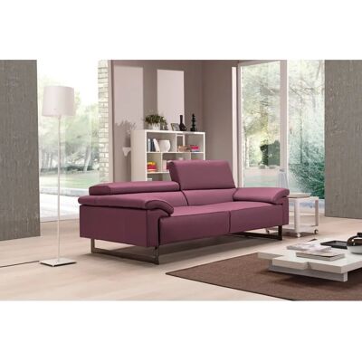 EGOITALIANO Malika 2,5-Sitzer Lila Leder Sofa - Sofa EGOITALIANO Malika 2,5-Sitzer Lila Leder Sofa - Sofa