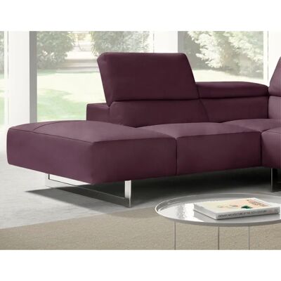 EGOITALIANO Malika Ecksofa - Mikrofaser, Ottomane links, Kopfteilverstellung, Made in Italy EGOITALIANO Malika Ecksofa - Mikrofaser, Ottomane links, Kopfteilverstellung, Made in Italy