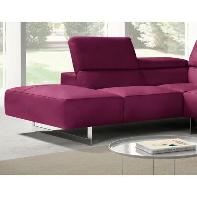 EGOITALIANO Malika Pink Sofa - Lux Microfaser, Linke Ottomane, Kopfteil EGOITALIANO Malika Pink Sofa - Lux Microfaser, Linke Ottomane, Kopfteil