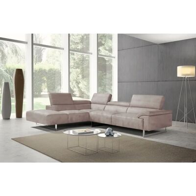 EGOITALIANO Malika Ecksofa - Linke Ottomane, Microfaser Lederoptik EGOITALIANO Malika Ecksofa - Linke Ottomane, Microfaser Lederoptik