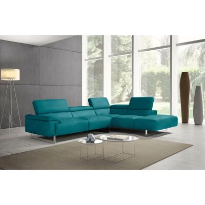 EGOITALIANO Malika Teal Mikrofaser-Sofa - Sofa EGOITALIANO Malika Teal Mikrofaser-Sofa - Sofa