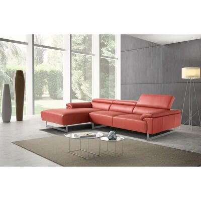 EGOITALIANO Malika L-Form Sofa - Eckleder Recamiere Italien EGOITALIANO Malika L-Form Sofa - Eckleder Recamiere Italien