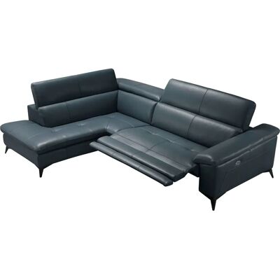 EGOITALIANO Martine Ledersofa - Elektrische Relaxfunktion - Linke Ottomane EGOITALIANO Martine Ledersofa - Elektrische Relaxfunktion - Linke Ottomane