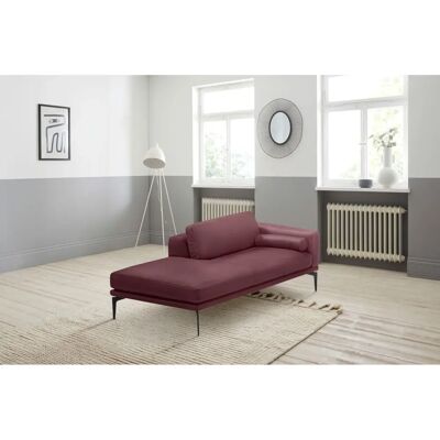 EGOITALIANO Masu Ottoman - Burgunder Leder, Rechts Armlehne, 182x95x97cm EGOITALIANO Masu Ottoman - Burgunder Leder, Rechts Armlehne, 182x95x97cm