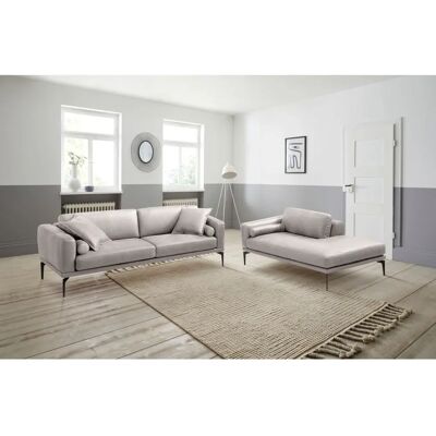 EGOITALIANO Masu - Lederpolstergarnitur mit Ottomane - 95x97cm EGOITALIANO Masu - Lederpolstergarnitur mit Ottomane - 95x97cm