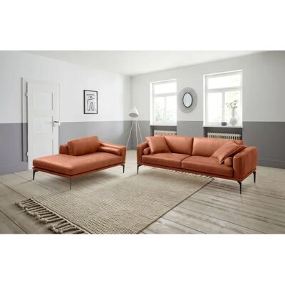 EGOITALIANO - Masu - Backsteinrot - Leder BULL - Sofa-Set EGOITALIANO - Masu - Backsteinrot - Leder BULL - Sofa-Set