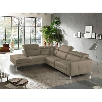 EGOITALIANO Matt taupe L-Form Sofa - Sofa EGOITALIANO Matt taupe L-Form Sofa - Sofa