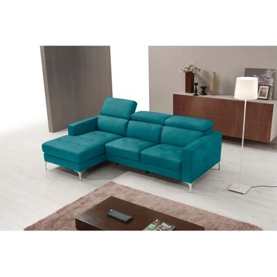 EGOITALIANO Matt Teal L-Form Sofa - Sofas EGOITALIANO Matt Teal L-Form Sofa - Sofas