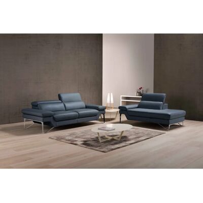 EGOITALIANO Princess Sofagarnitur - Echtes Leder, Wendbares Ottomane, 95x108cm EGOITALIANO Princess Sofagarnitur - Echtes Leder, Wendbares Ottomane, 95x108cm