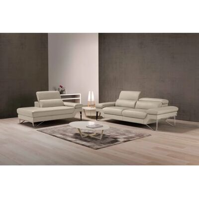 EGOITALIANO Princess Sofa Set - Leather BULL, 2.5 Seater, White EGOITALIANO Princess Sofa Set - Leather BULL, 2.5 Seater, White