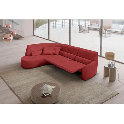 EGOITALIANO Puffy Rotes Microfaser-Ledersofa - Sofa EGOITALIANO Puffy Rotes Microfaser-Ledersofa - Sofa