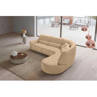 EGOITALIANO Puffy Couch - Echtes BULL Leder - Ottomane rechts - Sofatyp EGOITALIANO Puffy Couch - Echtes BULL Leder - Ottomane rechts - Sofatyp