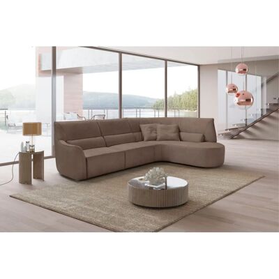 EGOITALIANO Puffy Ecksofa - Microfaser Lederoptik, Ottomane rechts, Made in Italy EGOITALIANO Puffy Ecksofa - Microfaser Lederoptik, Ottomane rechts, Made in Italy
