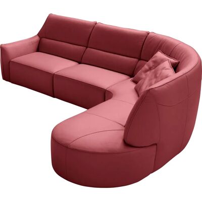 EGOITALIANO - Puffy - Kirschrot - Leder BULL - Sofa EGOITALIANO - Puffy - Kirschrot - Leder BULL - Sofa