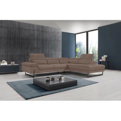 EGOITALIANO Queenie - Mikrofaser Ecksofa in Lederoptik - Sofa EGOITALIANO Queenie - Mikrofaser Ecksofa in Lederoptik - Sofa
