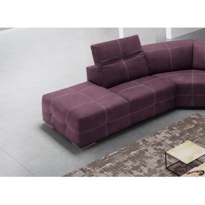 EGOITALIANO Sauvanne Ecksofa - Lila - Elektrische Relaxfunktion EGOITALIANO Sauvanne Ecksofa - Lila - Elektrische Relaxfunktion