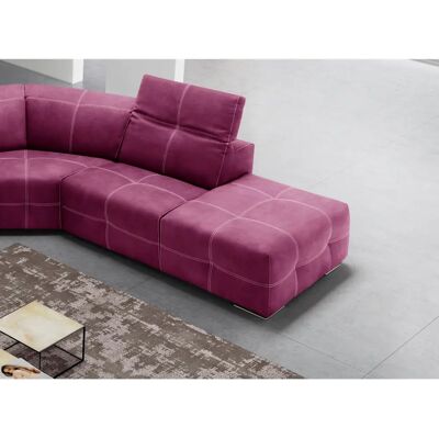 EGOITALIANO - Sauvanne - Fuchsia - Ottomane rechts - Sofa EGOITALIANO - Sauvanne - Fuchsia - Ottomane rechts - Sofa