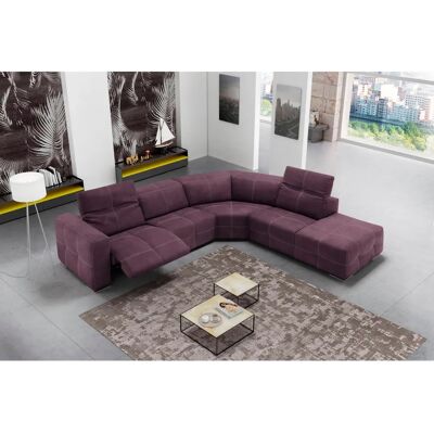 EGOITALIANO Sauvanne Sofa - Lila - Elektrische Relaxfunktion - 300cm EGOITALIANO Sauvanne Sofa - Lila - Elektrische Relaxfunktion - 300cm