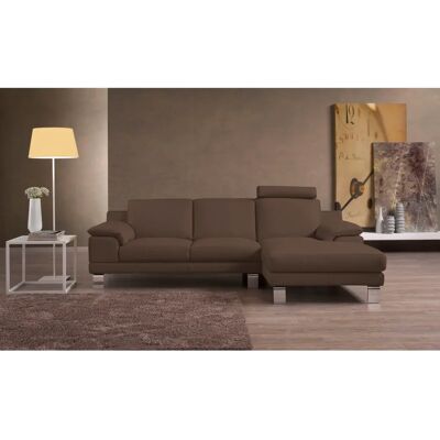 EGOITALIANO Shakira Ledersofa - Recamiere rechts - Handmade in Italien EGOITALIANO Shakira Ledersofa - Recamiere rechts - Handmade in Italien