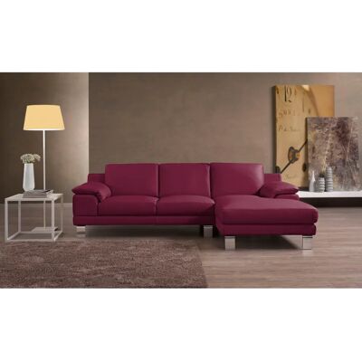 EGOITALIANO Shakira Lila Leder Ecksofa - Sofa EGOITALIANO Shakira Lila Leder Ecksofa - Sofa