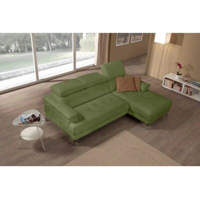 EGOITALIANO Soul L-Form Microfaser Grün - Sofa EGOITALIANO Soul L-Form Microfaser Grün - Sofa