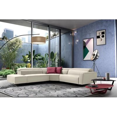 EGOITALIANO - 314x96x284 - cremeweiß - Bullleder - Sofa EGOITALIANO - 314x96x284 - cremeweiß - Bullleder - Sofa