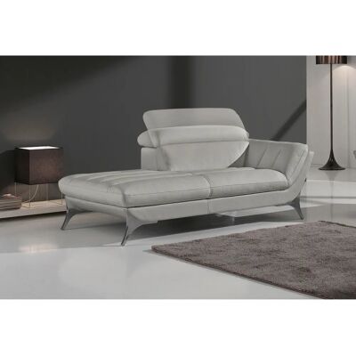 EGOITALIANO Sueli Sofa - Leder, 180x100x110 cm, Silber EGOITALIANO Sueli Sofa - Leder, 180x100x110 cm, Silber